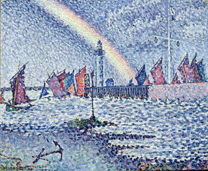 Paul Signac Entrance to the Port of Honfleur oil painting picture